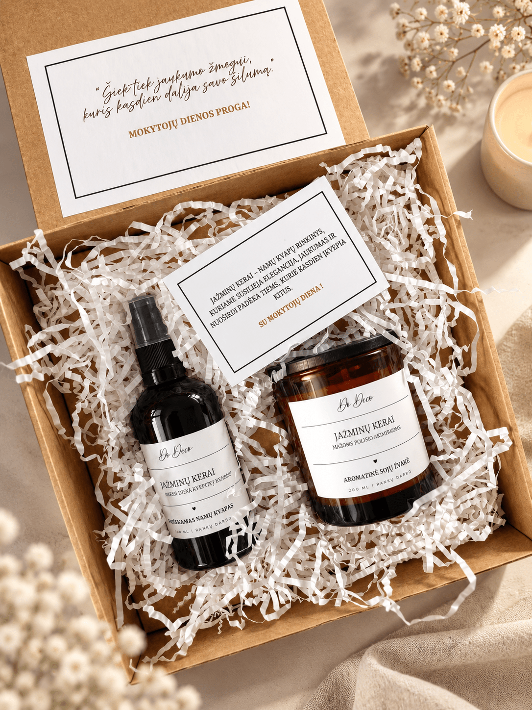 Jazminų kerai – namų kvapų rinkinys - Dodeco