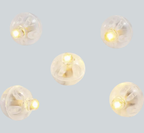 Mini LED šviečiantys kamuoliukai – šiltai balta spalva - Dodeco