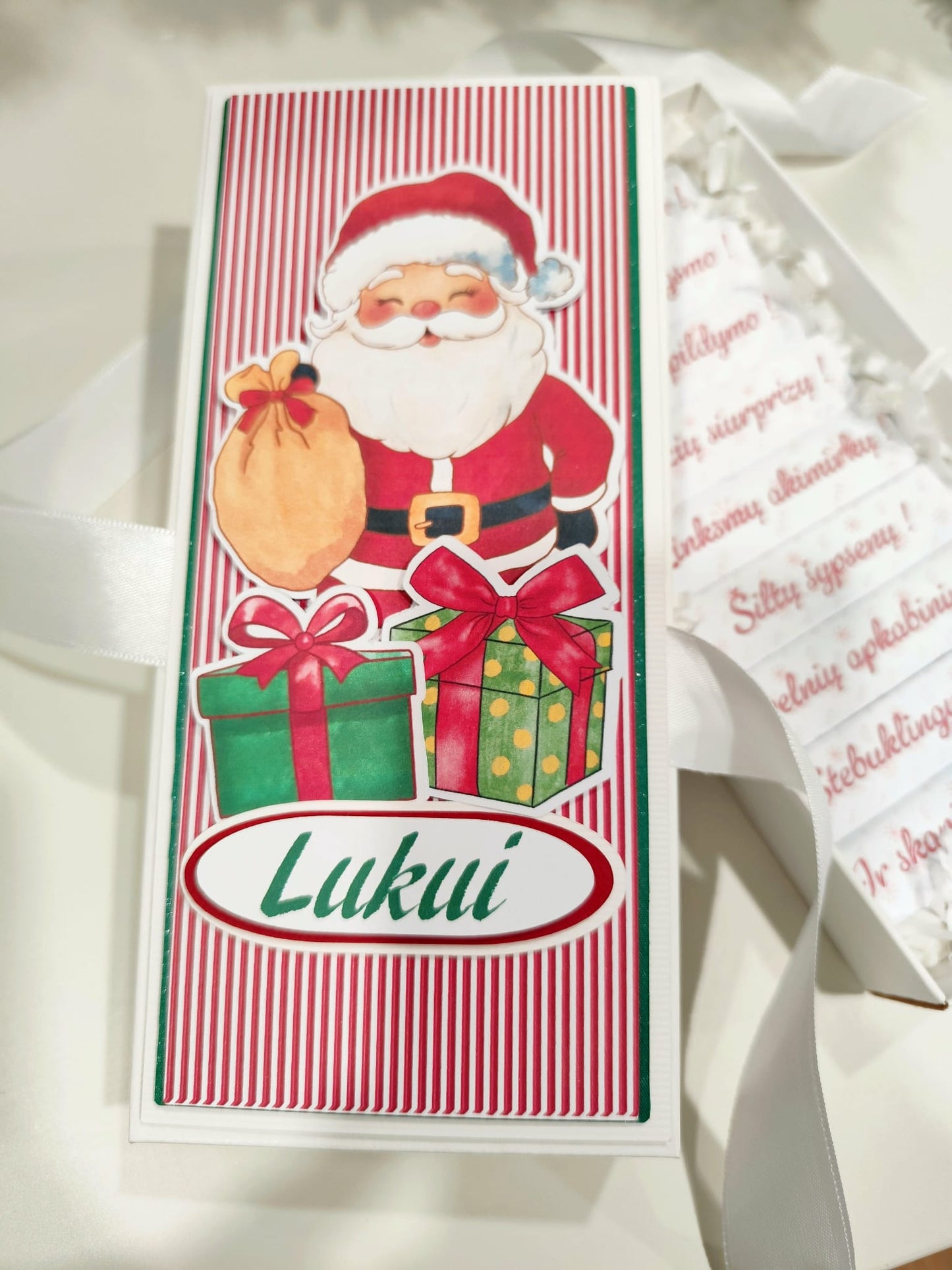 Personalizuota saldainių dėžutė "Kalėdų senelis" - Dodeco