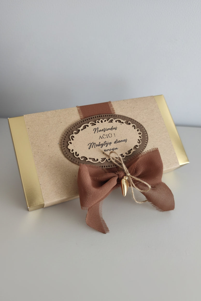 Dovanų dėžutė su „Ferrero Rocher“ saldainiais