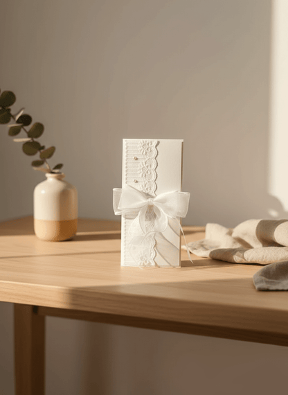 Vestuvinis atvirukas "Nėriniai" - Dodeco