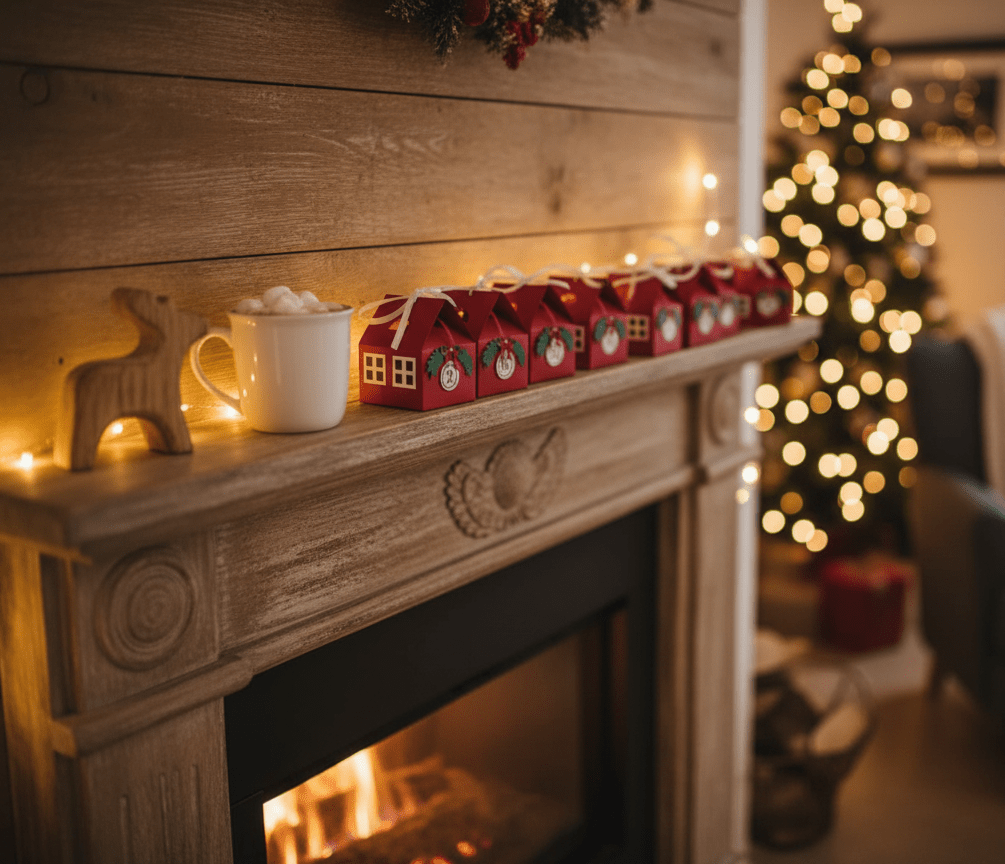 Advento kalendorius „Raudoni nameliai“ - Dodeco