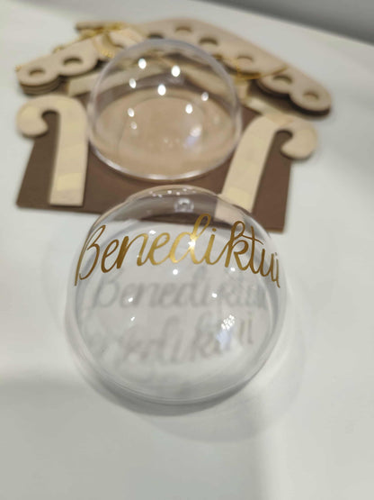 Kalėdinis namelis su dovanų burbulu - Dodeco