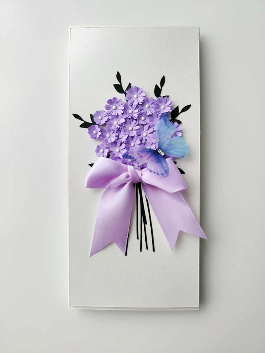 Rankų darbo gimtadienio atvirukas "Drugelis" - Dodeco