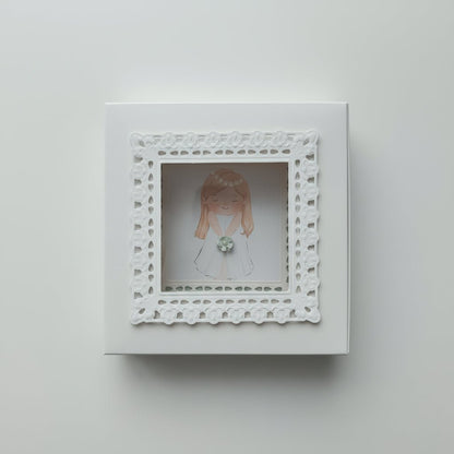 Rankų darbo atvirukas dėžutėje mergaitei - Dodeco