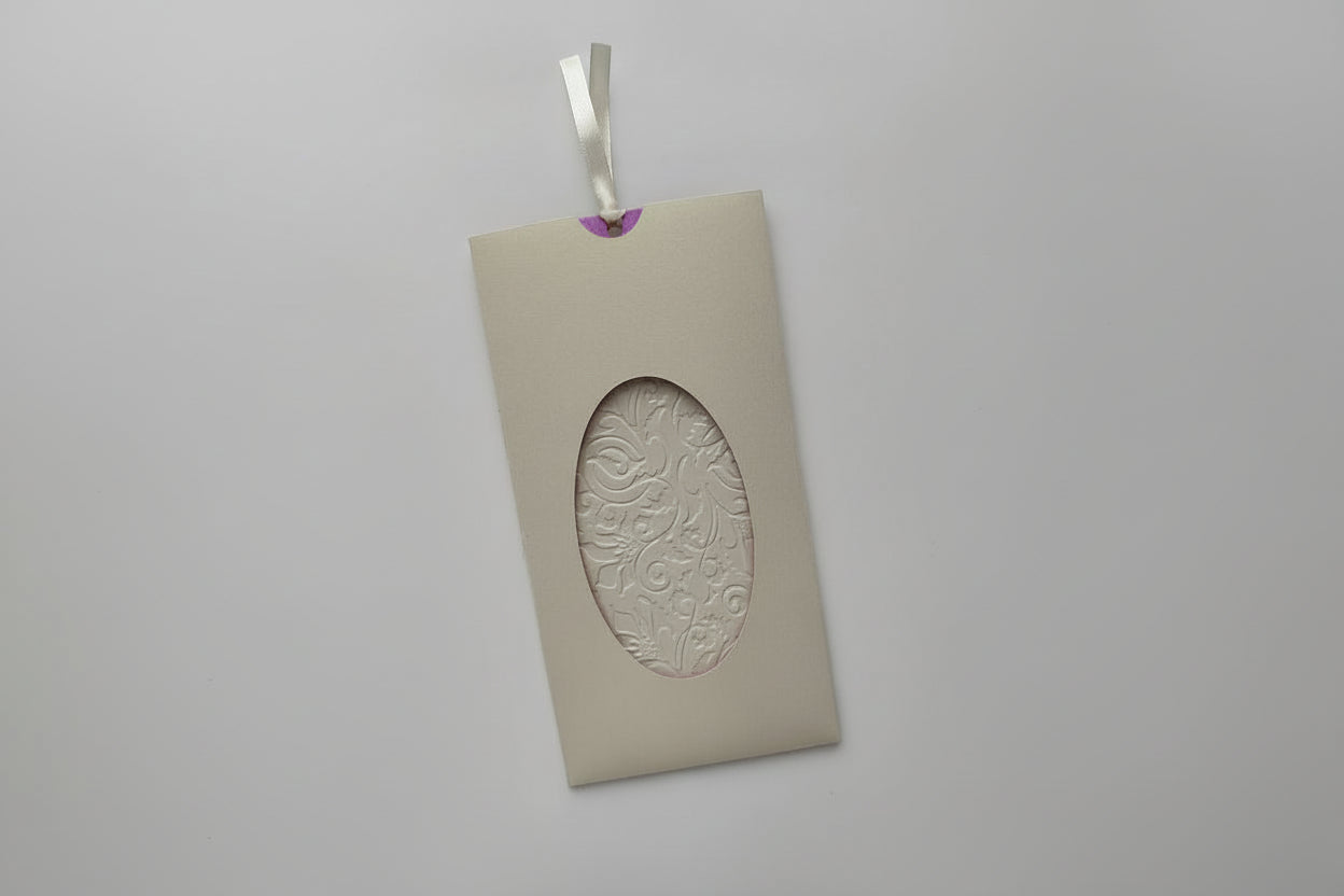 Ištraukiamas reljefinis vokelis pinigams dovanoti - Dodeco