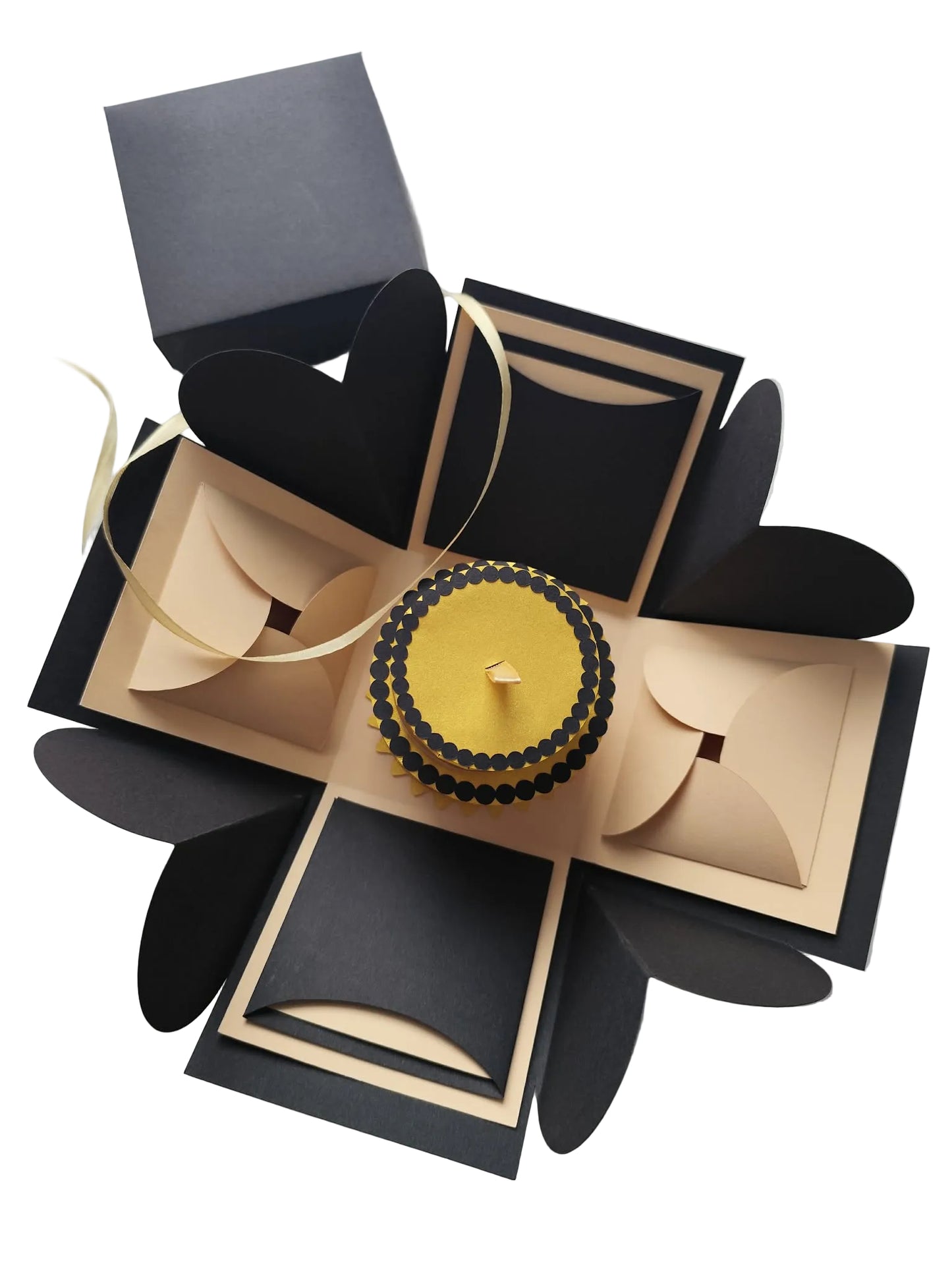 Prabangi juoda staigmenos dėžutė - Dodeco