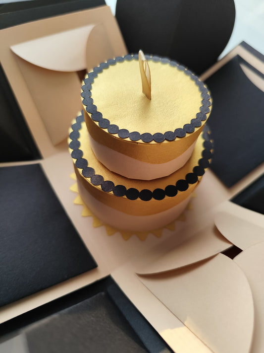 Prabangi juoda staigmenos dėžutė - Dodeco