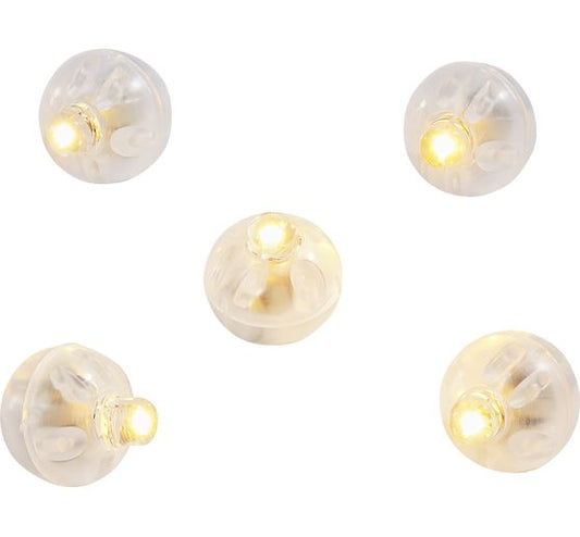 Mini LED šviečiantys kamuoliukai – šiltai balta spalva - Dodeco