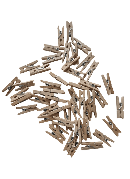 Dekoratyviniai mediniai segtukai, 30 vnt. - Dodeco