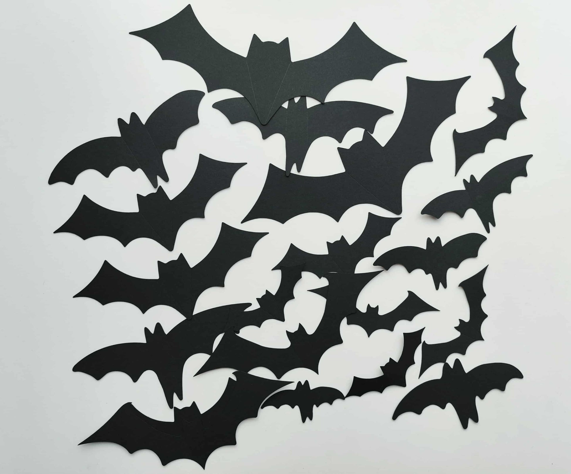 Helovyno dekoracijos – popieriniai šikšnosparniai (20vnt.) - Dodeco