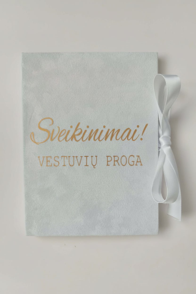 Rankų darbo veliūrinis atvirukas–vokelis - Dodeco