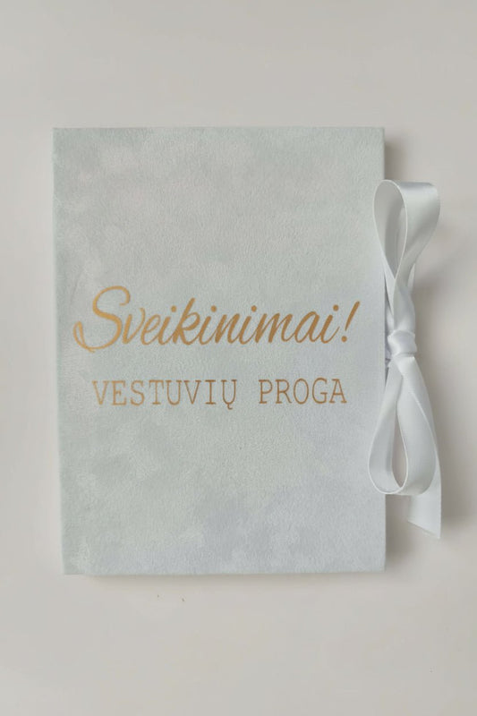 Rankų darbo veliūrinis atvirukas–vokelis - Dodeco