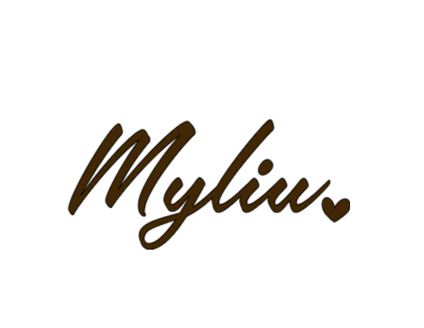 Vinilinis lipdukas „Myliu ♥“ – 9 × 4 cm - Dodeco