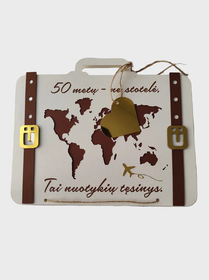 Dovanų vokelis "Kelionė aplink pasaulį" - Dodeco